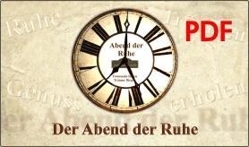 Das PDF zum Anlass: der Abend der Ruhe Abend der Ruhe pdf