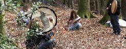 Trommelgruppe im Wald Trommelgruppe im Wald